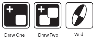 uno dice action symbols