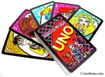 uno monster high cards