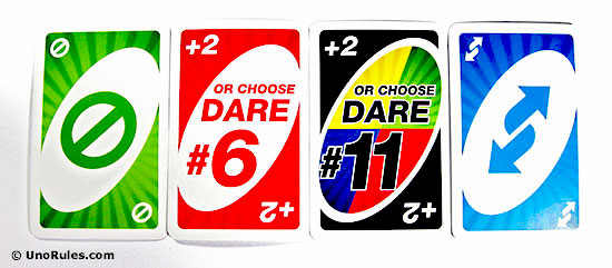 uno dare action cards