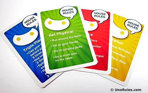 uno roboto house rule cards