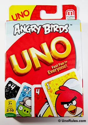 angry birds uno
