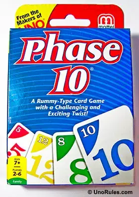 How many cards does each player get in phase 10 Phase 10 Mattel Games