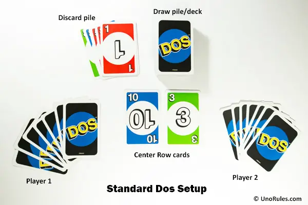 dos game setup or layout