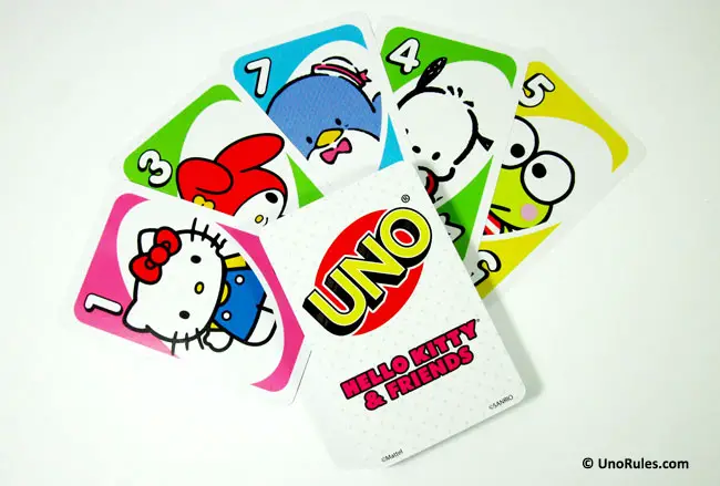 uno hello kitty cards