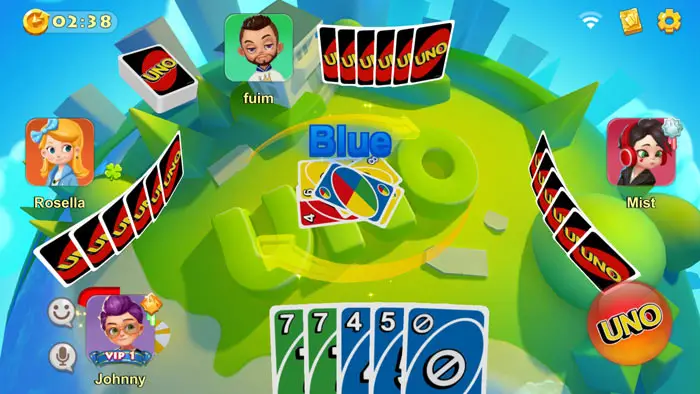 Uno gameplay