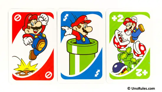 Complete Uno Super Mario Rules and Gameplay