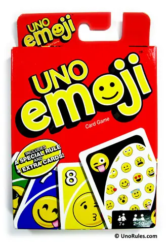 UNO Emoji Card Game For 2 to 10 Players 