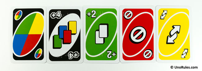 uno braille action cards
