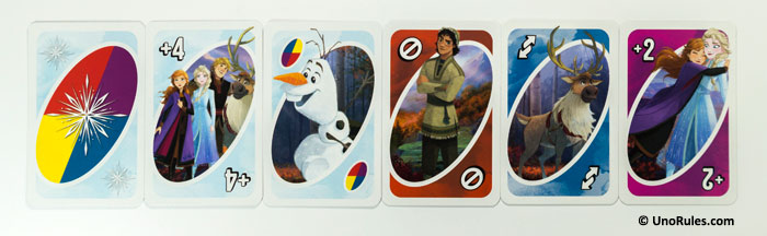 uno frozen 2 action cards