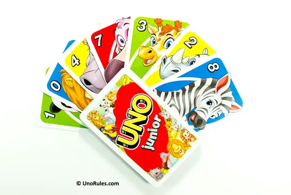 UNO Junior Rules And Cards - Learning Board Games