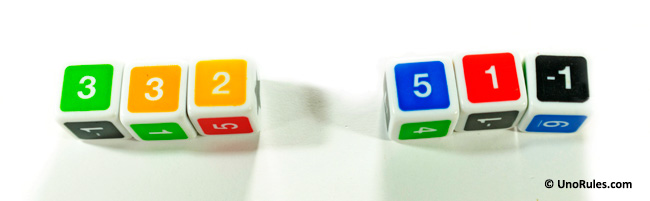 uno dice game matching dice till leftovers