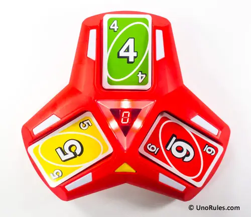 uno triple play all red lights